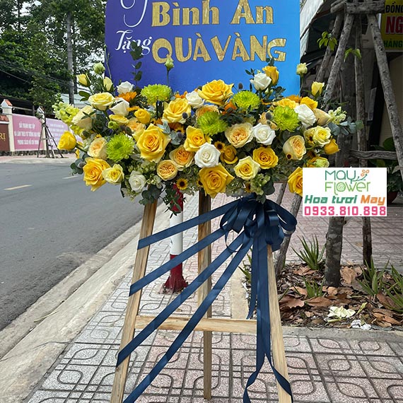 Bảng hoa, kệ bảng hoa chúc mừng tại Long Thành, Nhơn Trạch