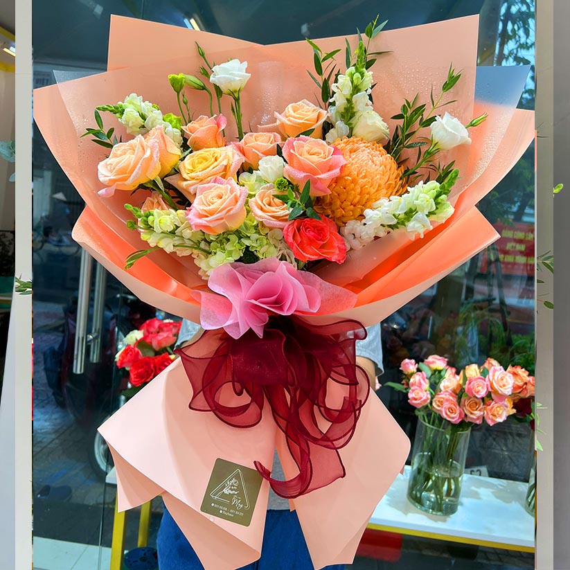 Bó hoa chúc mừng đẹp tại Long Thành, Nhơn Trạch