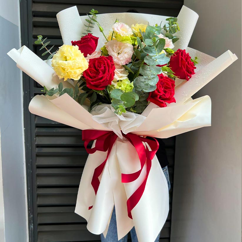 Bó hoa hồng tặng người yêu tại Long Thành, Nhơn Trạch