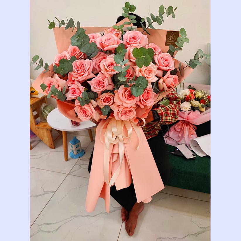 Bó hoa tặng người yêu ở Long Thành