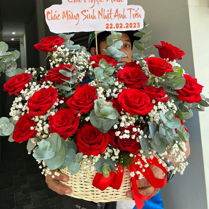 Giỏ hoa mừng sinh nhật tại Long Thành, Nhơn Trạch