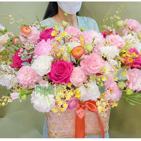 Giỏ hoa chúc mừng khai trương tại Long Thành, Nhơn Trạch