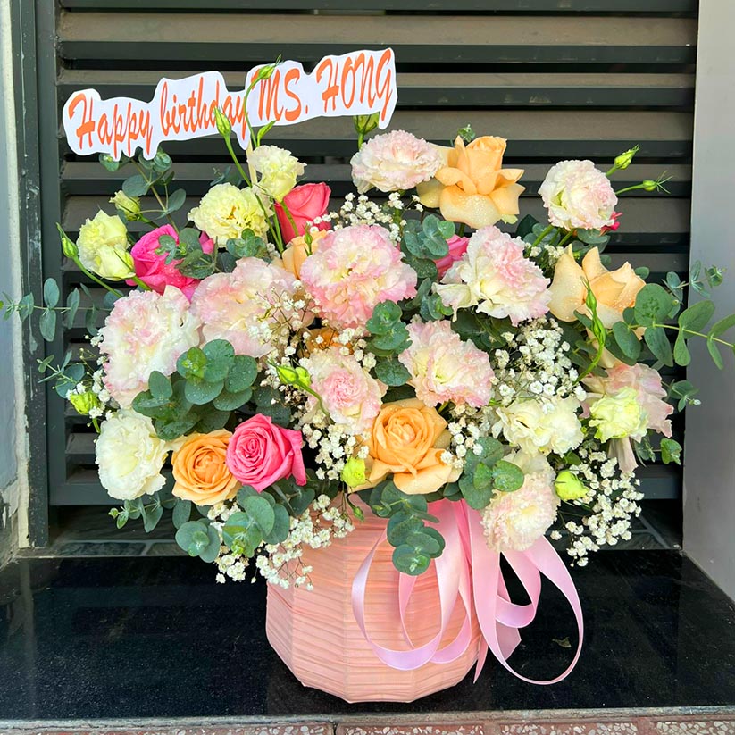 Hoa mừng sinh nhật sếp tại Long Thành, Nhơn Trạch
