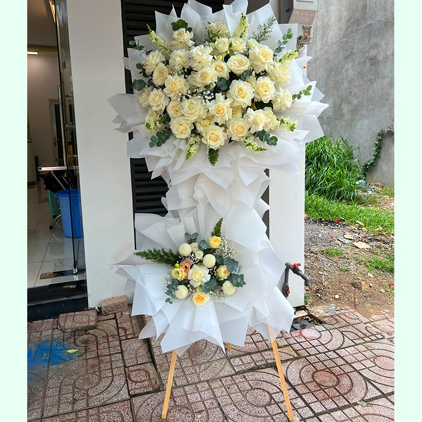 Hoa viếng đám tang, hoa chia buồn  tại Long Thành, Nhơn Trạch