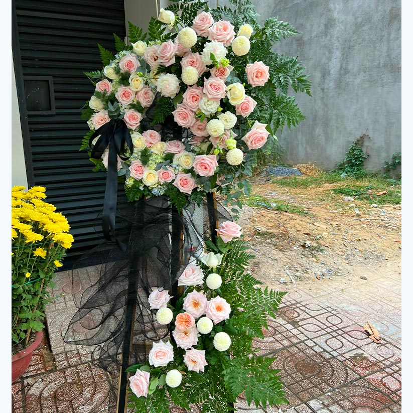 Hoa viếng tang lễ tại Long Thành, Nhơn Trạch