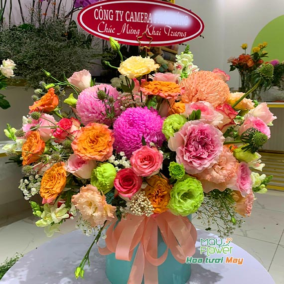 Hộp hoa chúc mừng sinh nhật, khai trương tại Long Thành, Nhơn Trạch