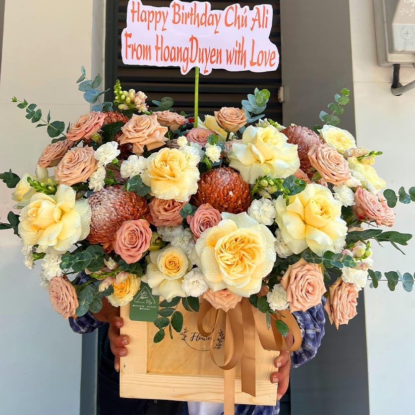 Hộp hoa mừng sinh nhật tại Long Thành, Nhơn Trạch