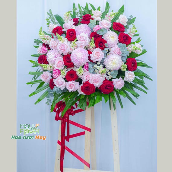 Kệ hoa, lẵng hoa chúc mừng khai trương tại Long Thành, Nhơn Trạch