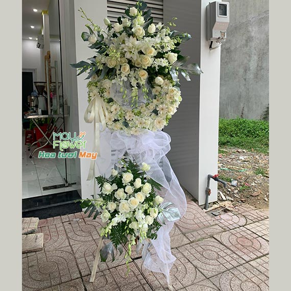 Kệ lẵng hoa viếng tang lễ chia buồn tại Long Thành, Nhơn Trạch